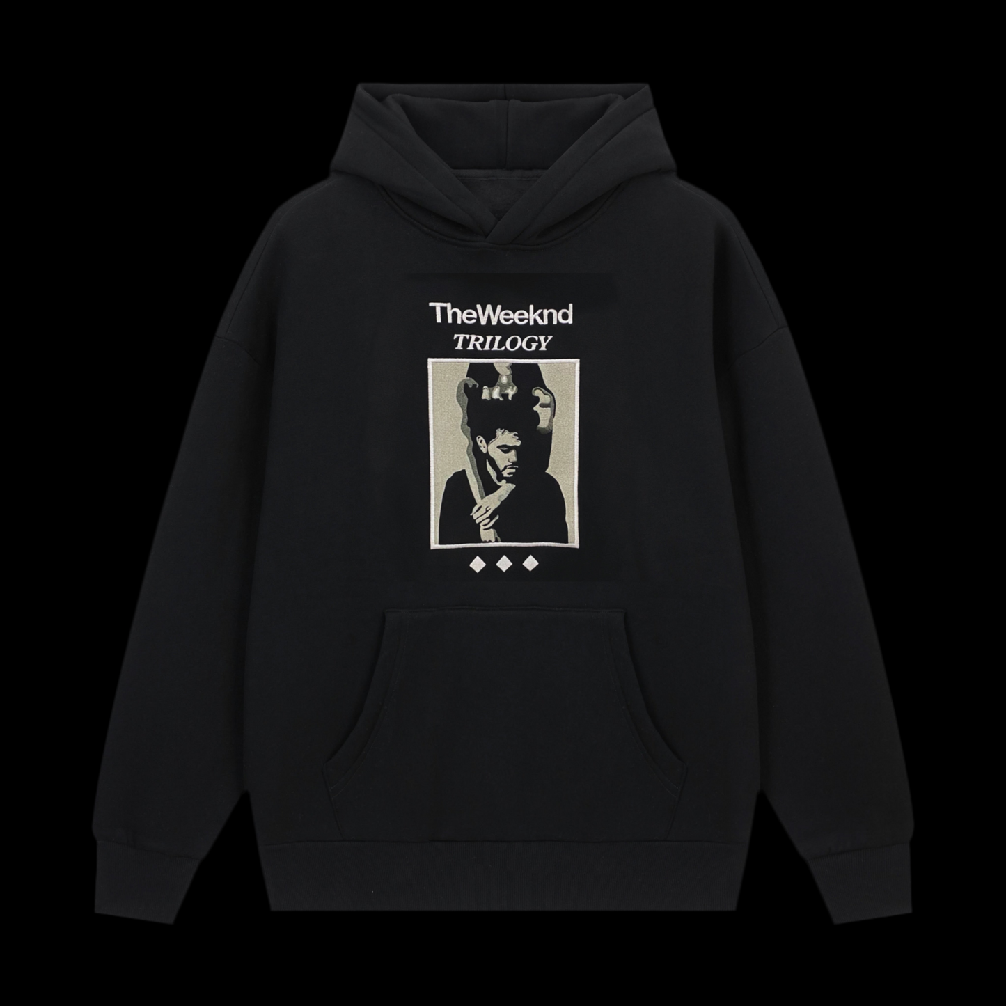 Trilogy Embroidered Hoodie