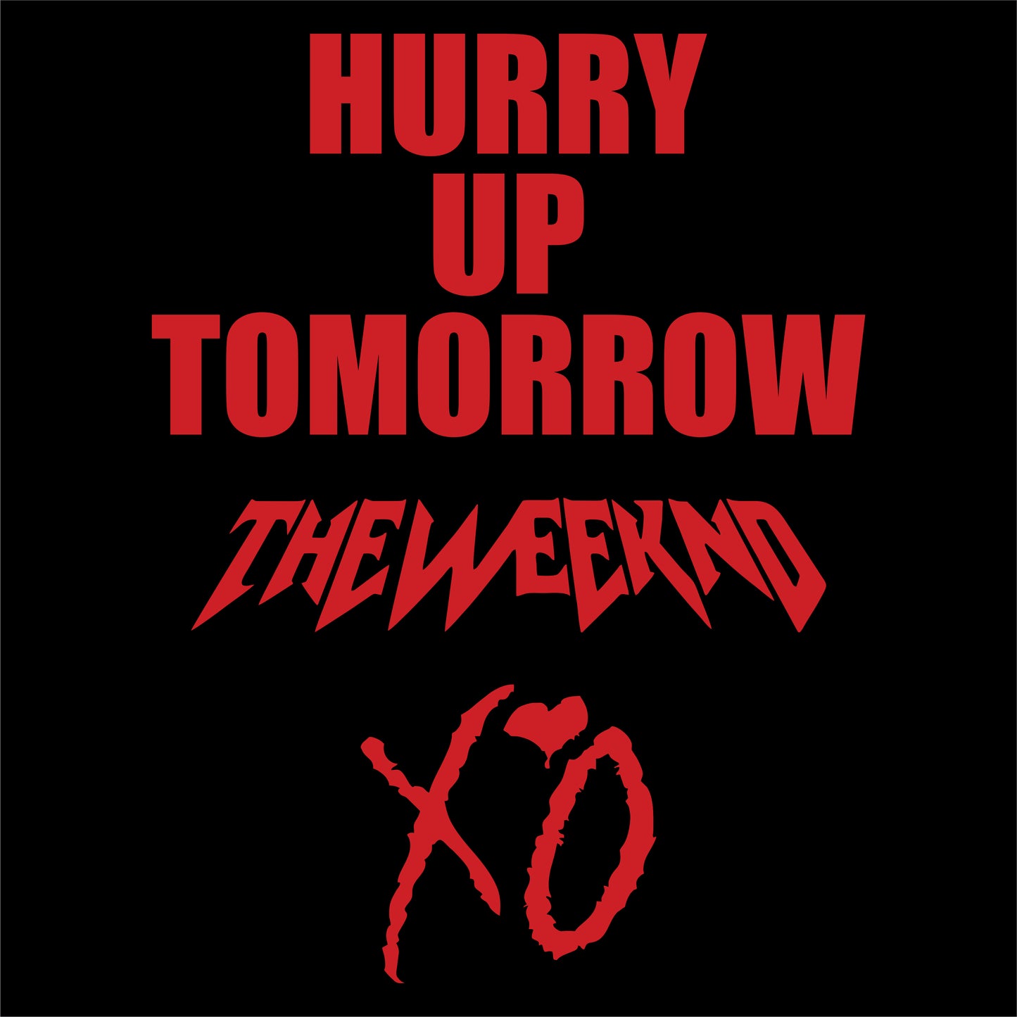 Hurry Up Tomorrow Decals (Bundle)