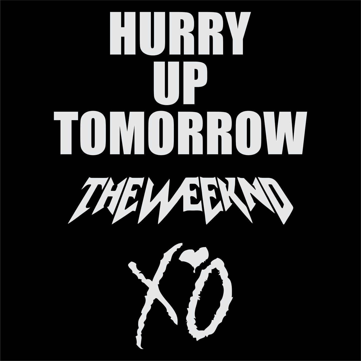 Hurry Up Tomorrow Decals (Bundle)