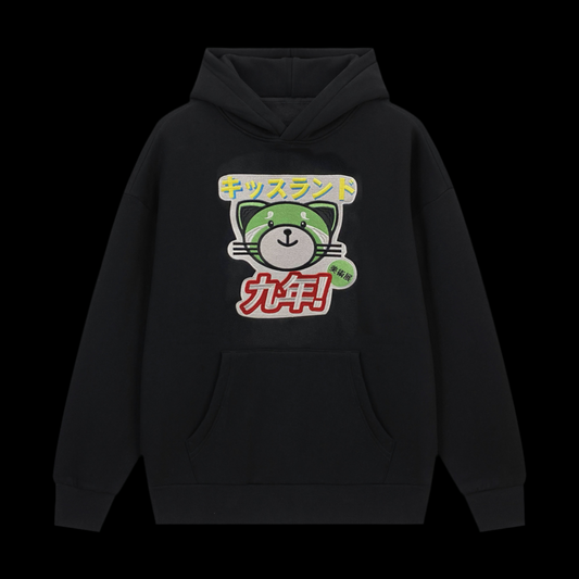 Kiss Land Embroidered Hoodie