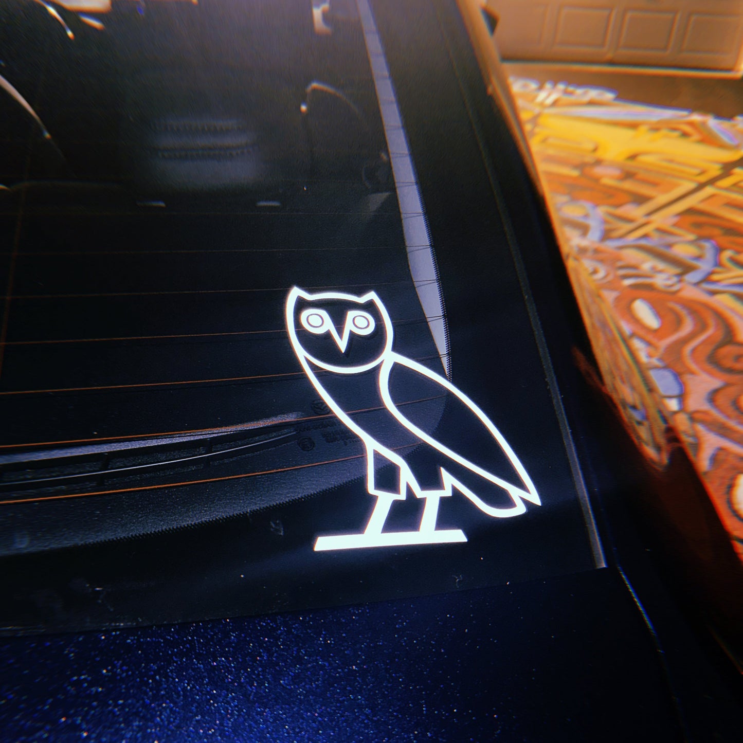 O V Ho Owl Decal