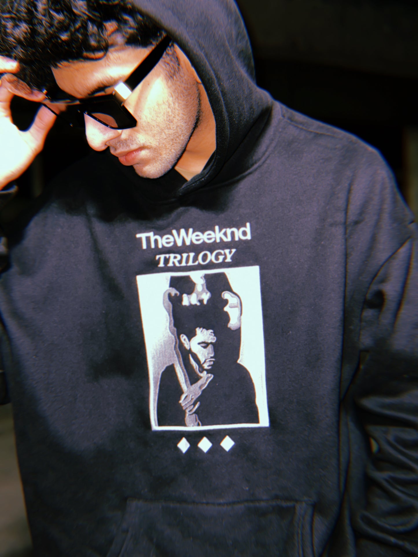 Trilogy Embroidered Hoodie