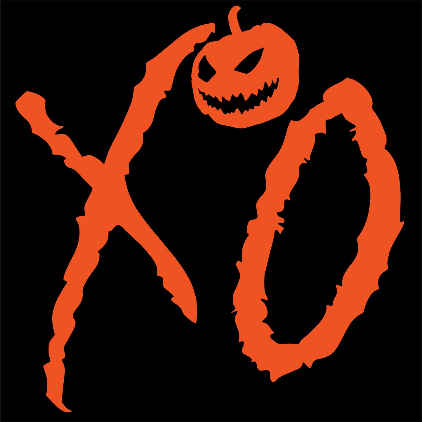 Pumpkin XO Decal