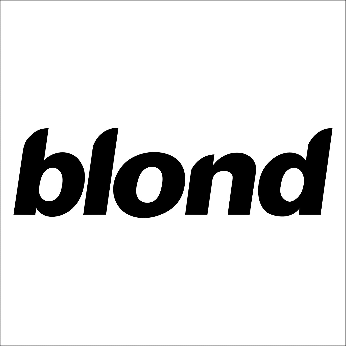 Blonde Decal