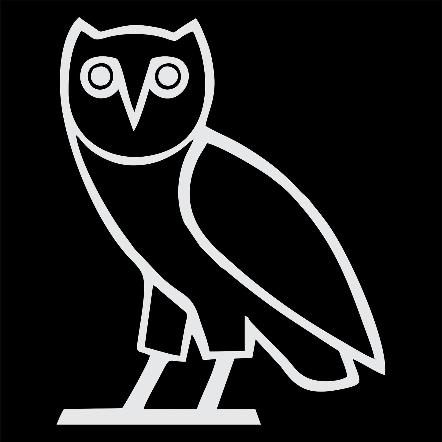 O V Ho Owl Decal