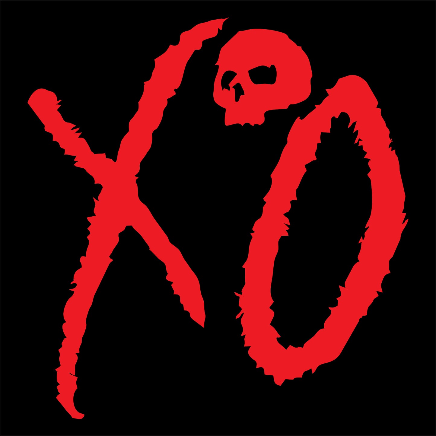 XO Skull Decal